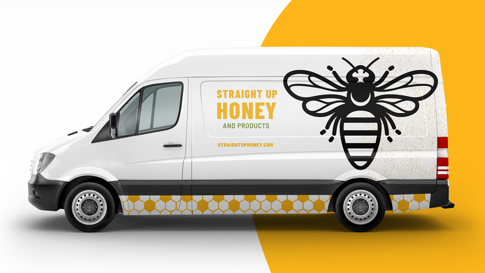 Kucsera-Design_Northwest-Indiana-Logo-Design_Straight-Up-Honey_Delivery-Van-Design_Carousel-2