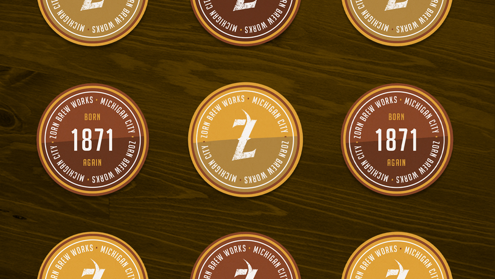 Northwest-Indiana-logo-design_kucsera-design_zorn-brew-works_brewery-beer-coasters_Carousel