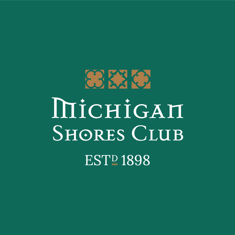 Country club wordmark logo design for Michigan Shores Club