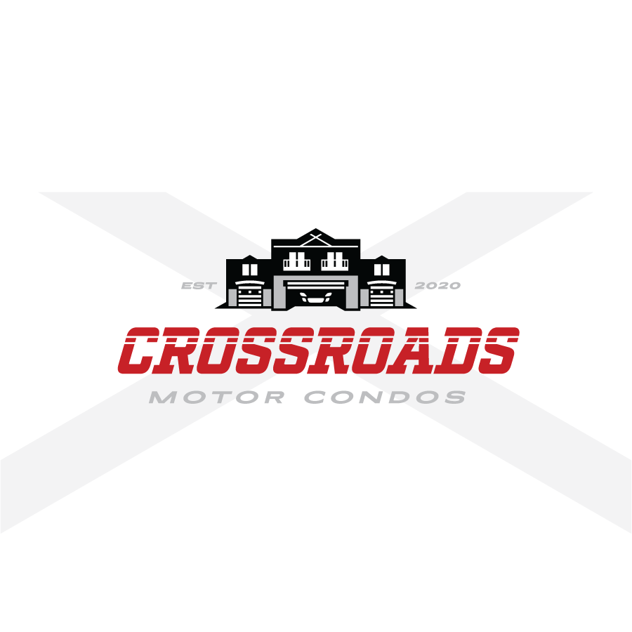 Logo Design for Crossroads Motor Condos in Northwest Indiana