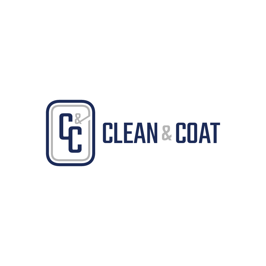 Commerical building cleaner monogram logo for Clean & Coat