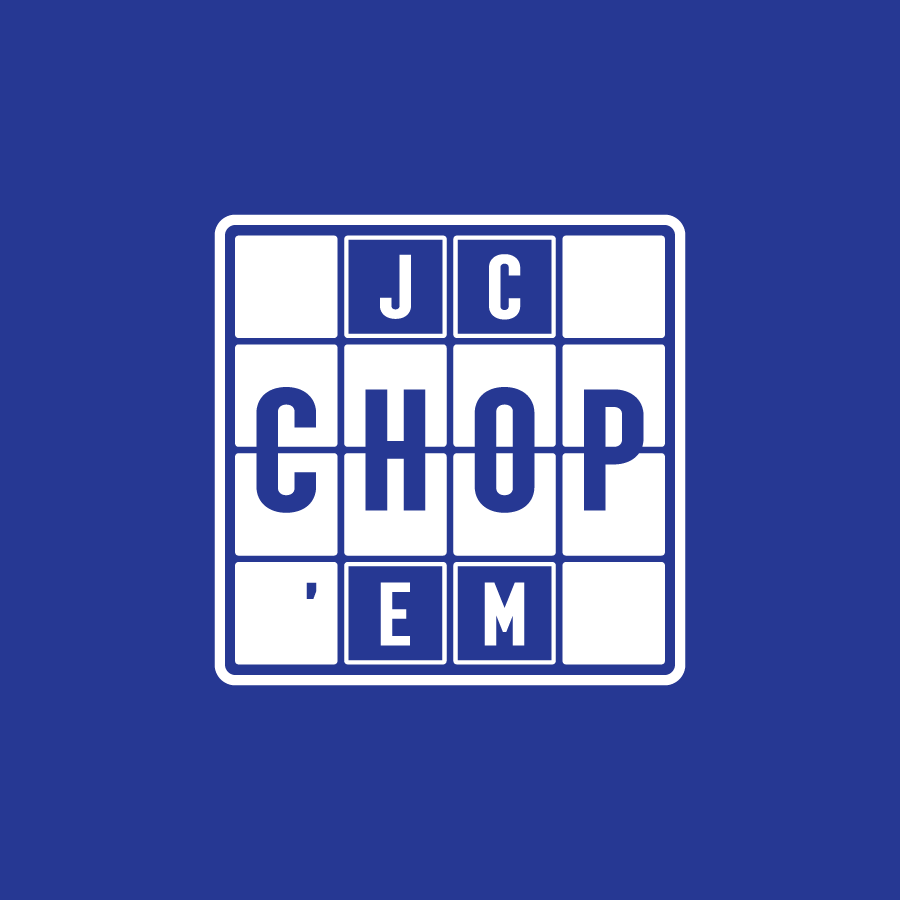 Hip-hop producer logo for JC Chop Em' in Merrillville, Indiana