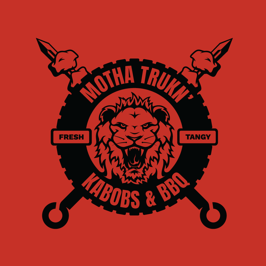 Restaurant Logo Design for Motha Trukn Kabobs & BBQ