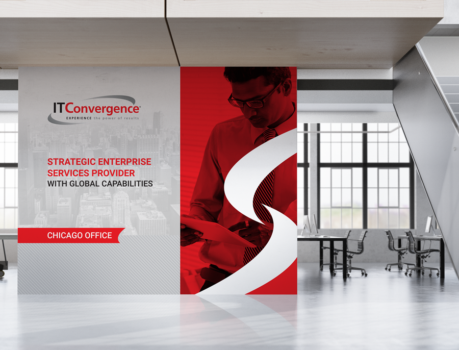 Graphic design and brand identity for IT Convergence located in Reno, Nevada