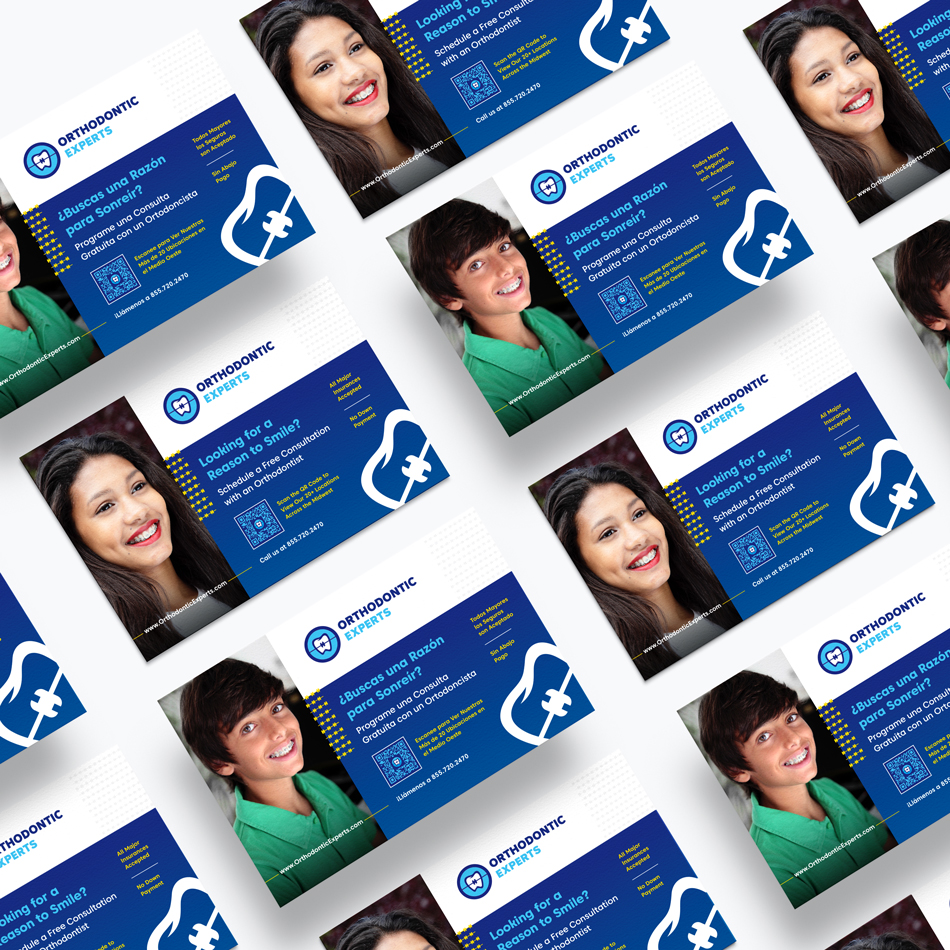 Orthodontic Experts EDDM postcards for Chicago residents