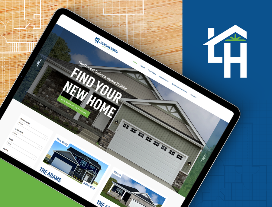 Lifehouse Homes brand identity and website