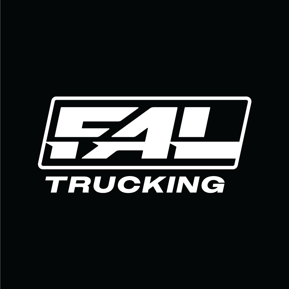 FAL Trucking logo on black