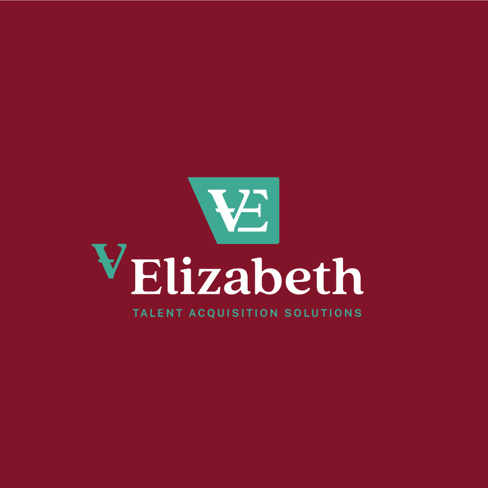 Staffing Agency logo design for V Elizabeth Talent Acquisition Solutions